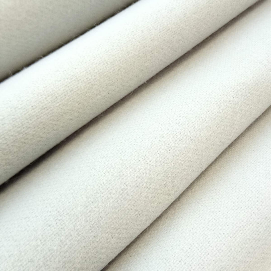 CS-Molton hellgrau, 305cm breit, 320g/m² aus 100% Polyester FR
