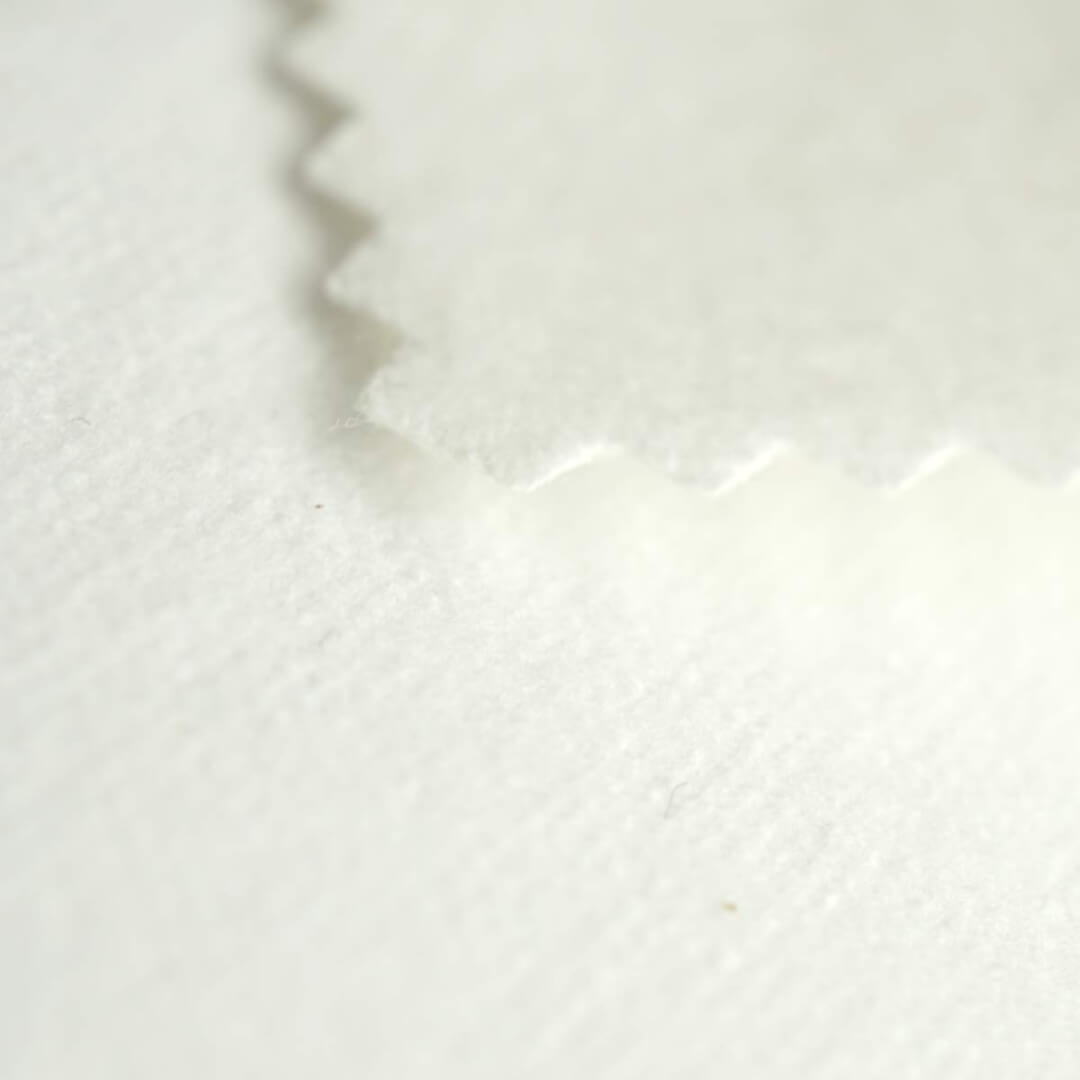Tischmolton weiß Meterware, 200cm breit, Ökotex-zertifiziert