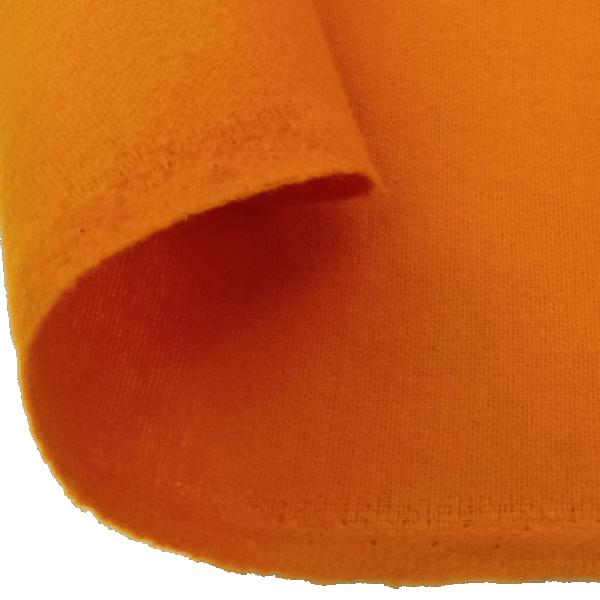 Dekomolton orange 300cm breit Meterware B1