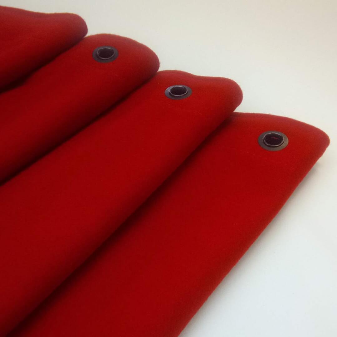 Roter Vorhang 7x3 m - B1 Backdrop rot